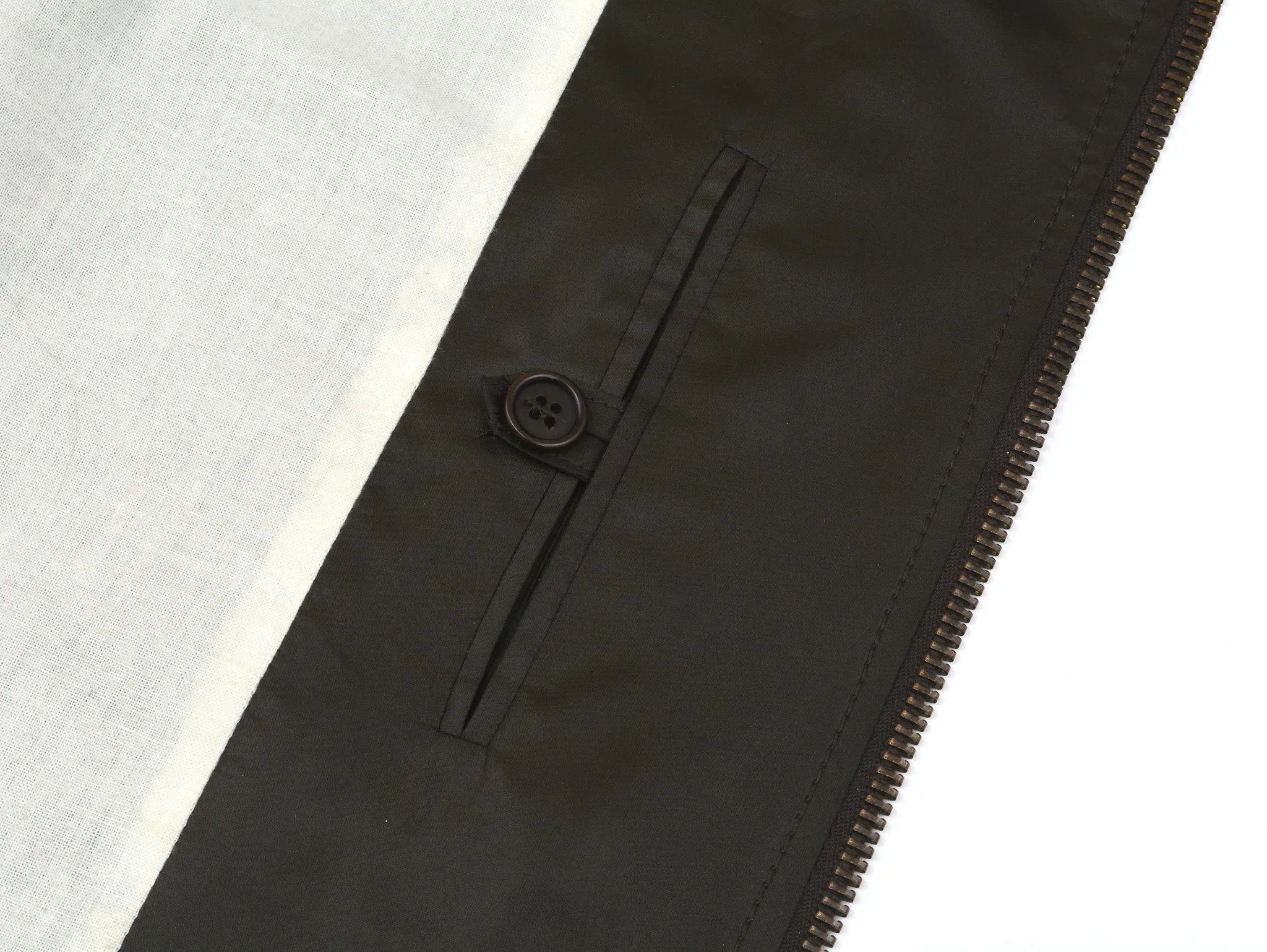 2003 Slim-Fit Windbreaker Jacket with Adjustable Cuff Straps for Bondage Style