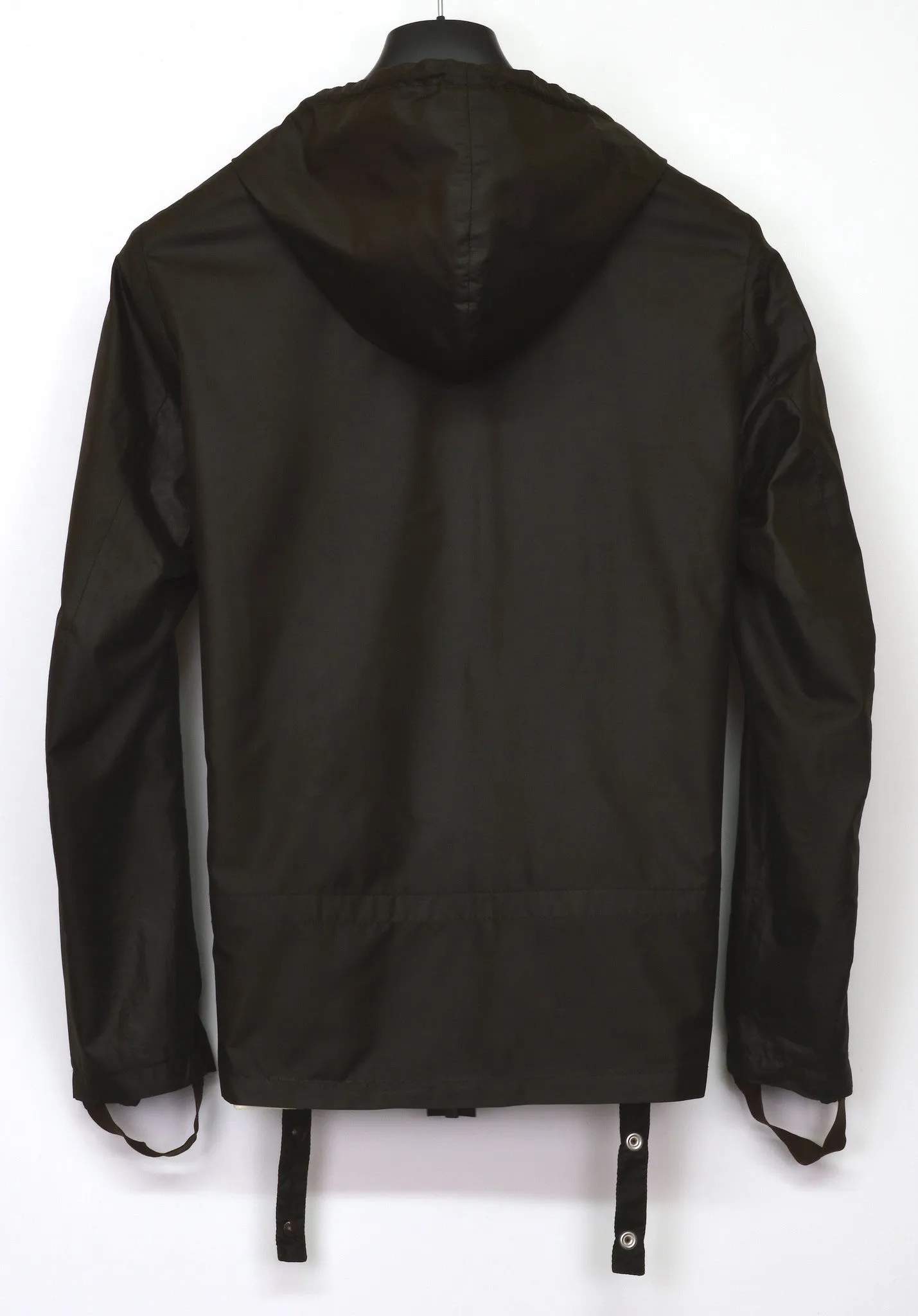 2003 Slim-Fit Windbreaker Jacket with Adjustable Cuff Straps for Bondage Style