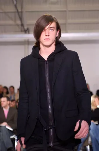2003 Slim-Fit Windbreaker Jacket with Adjustable Cuff Straps for Bondage Style