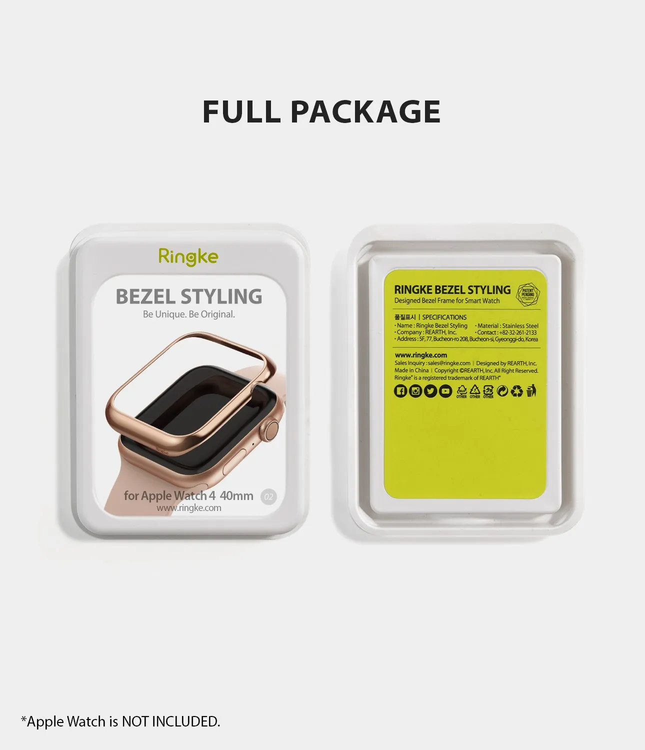 Apple Watch Series 6 / SE / 5 / 4 (40mm) | Bezel Styling