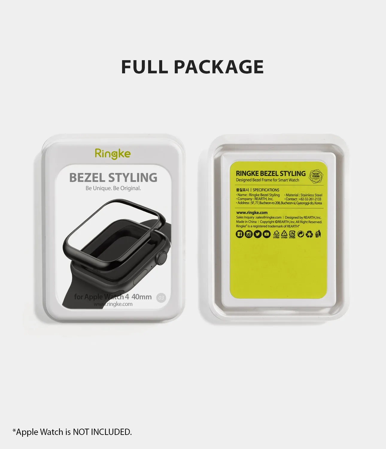 Apple Watch Series 6 / SE / 5 / 4 (40mm) | Bezel Styling