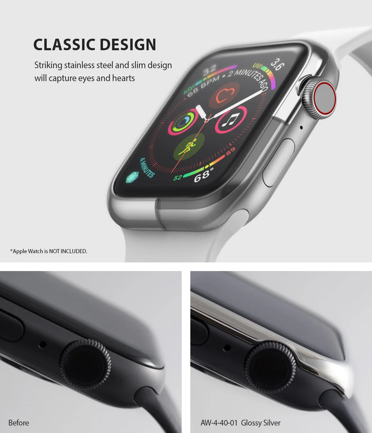 Apple Watch Series 6 / SE / 5 / 4 (40mm) | Bezel Styling