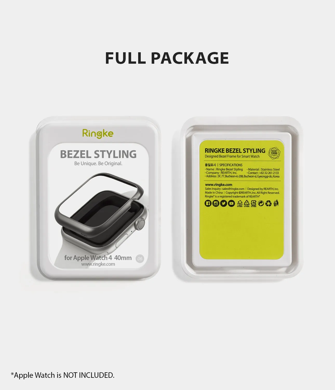 Apple Watch Series 6 / SE / 5 / 4 (40mm) | Bezel Styling