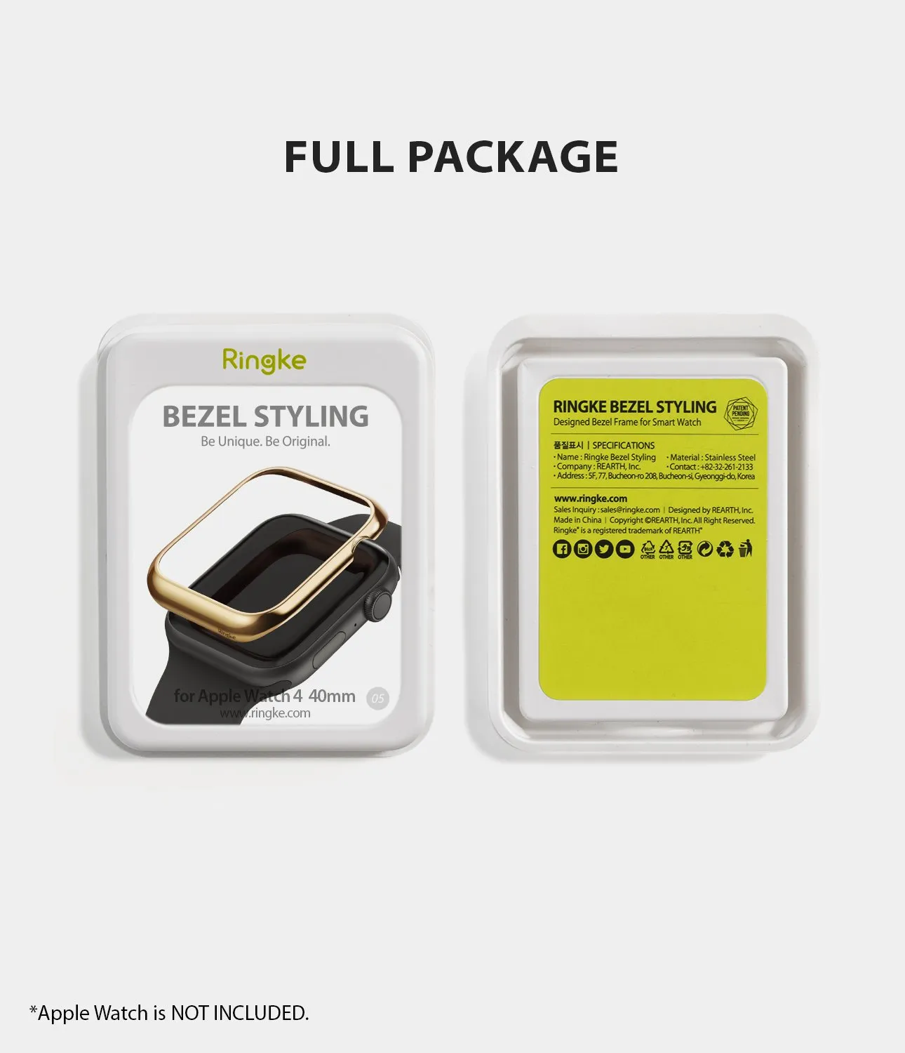 Apple Watch Series 6 / SE / 5 / 4 (40mm) | Bezel Styling