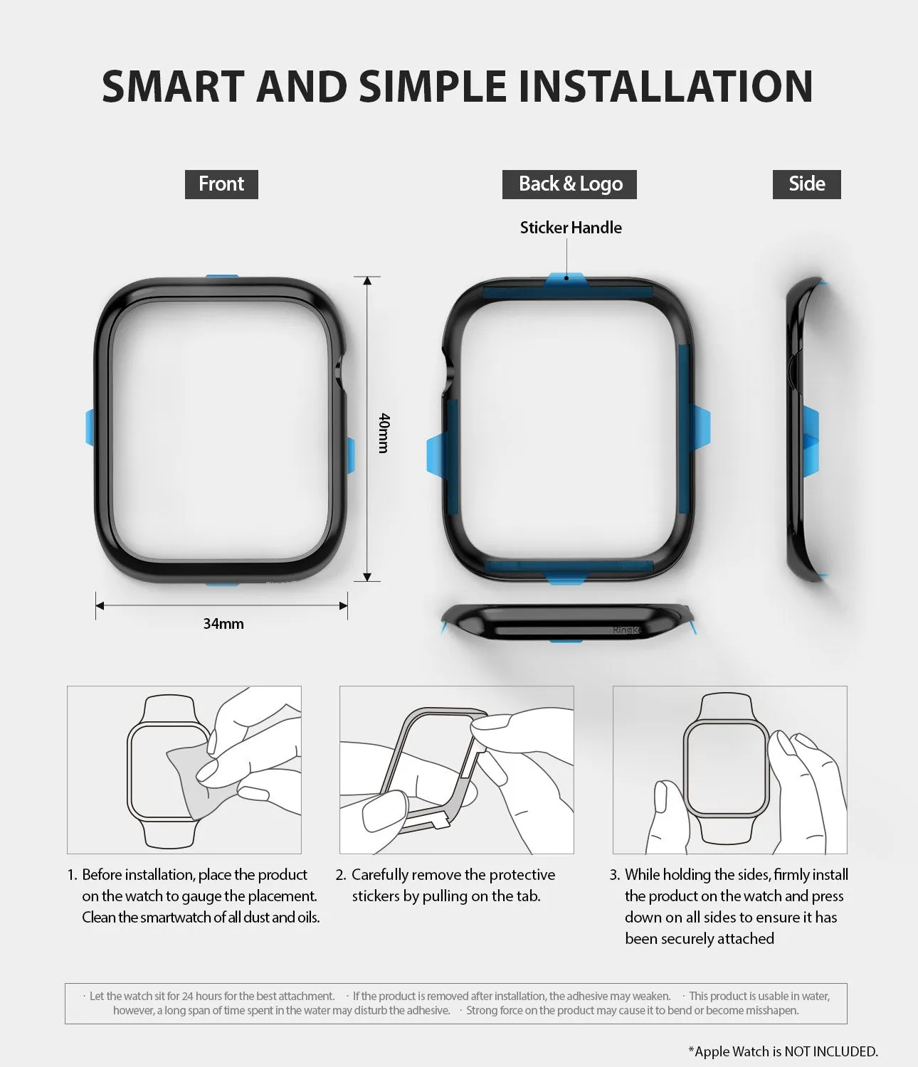 Apple Watch Series 6 / SE / 5 / 4 (40mm) | Bezel Styling