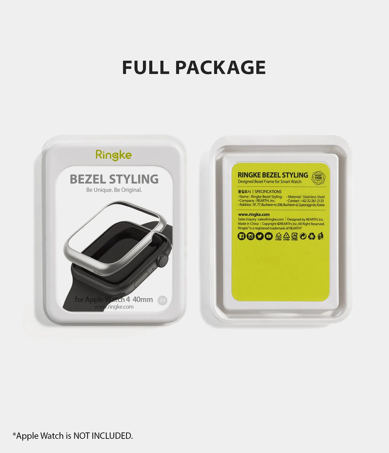 Apple Watch Series 6 / SE / 5 / 4 (40mm) | Bezel Styling
