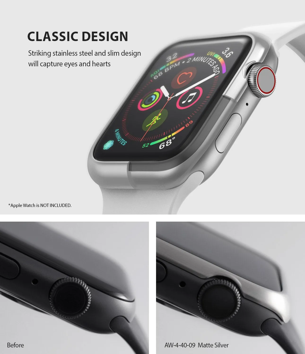 Apple Watch Series 6 / SE / 5 / 4 (40mm) | Bezel Styling