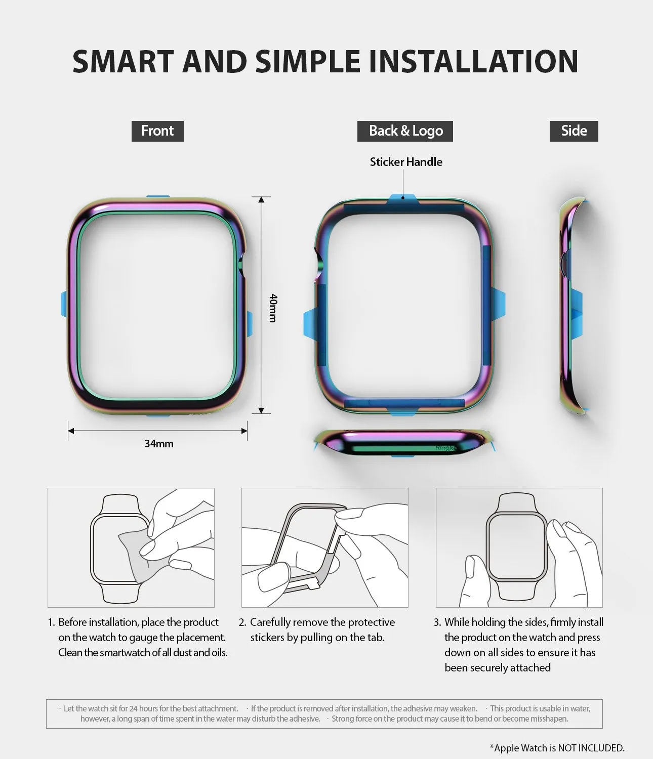 Apple Watch Series 6 / SE / 5 / 4 (40mm) | Bezel Styling