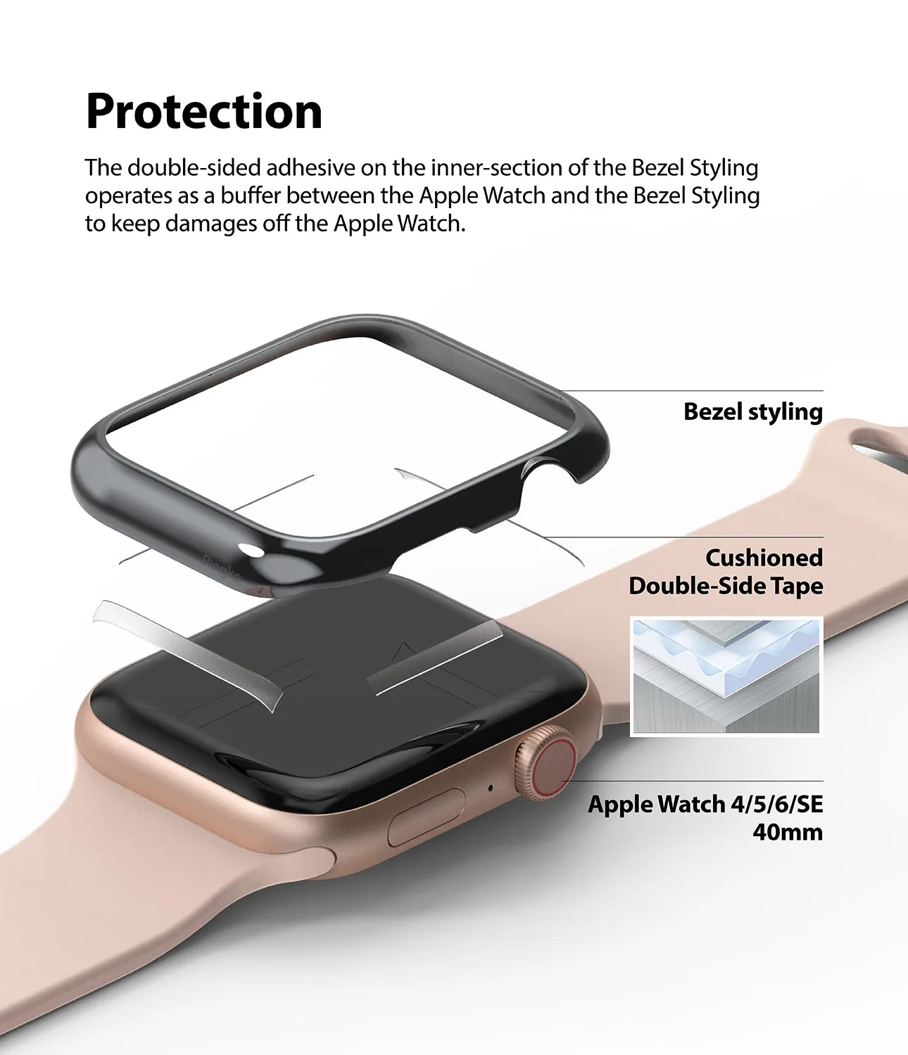 Apple Watch Series 6 / SE / 5 / 4 (40mm) | Bezel Styling