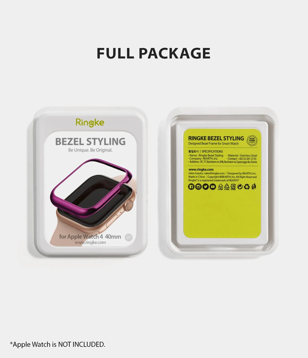 Apple Watch Series 6 / SE / 5 / 4 (40mm) | Bezel Styling