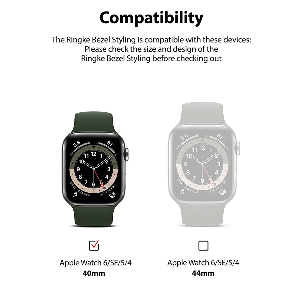 Apple Watch Series 6 / SE / 5 / 4 (40mm) | Bezel Styling