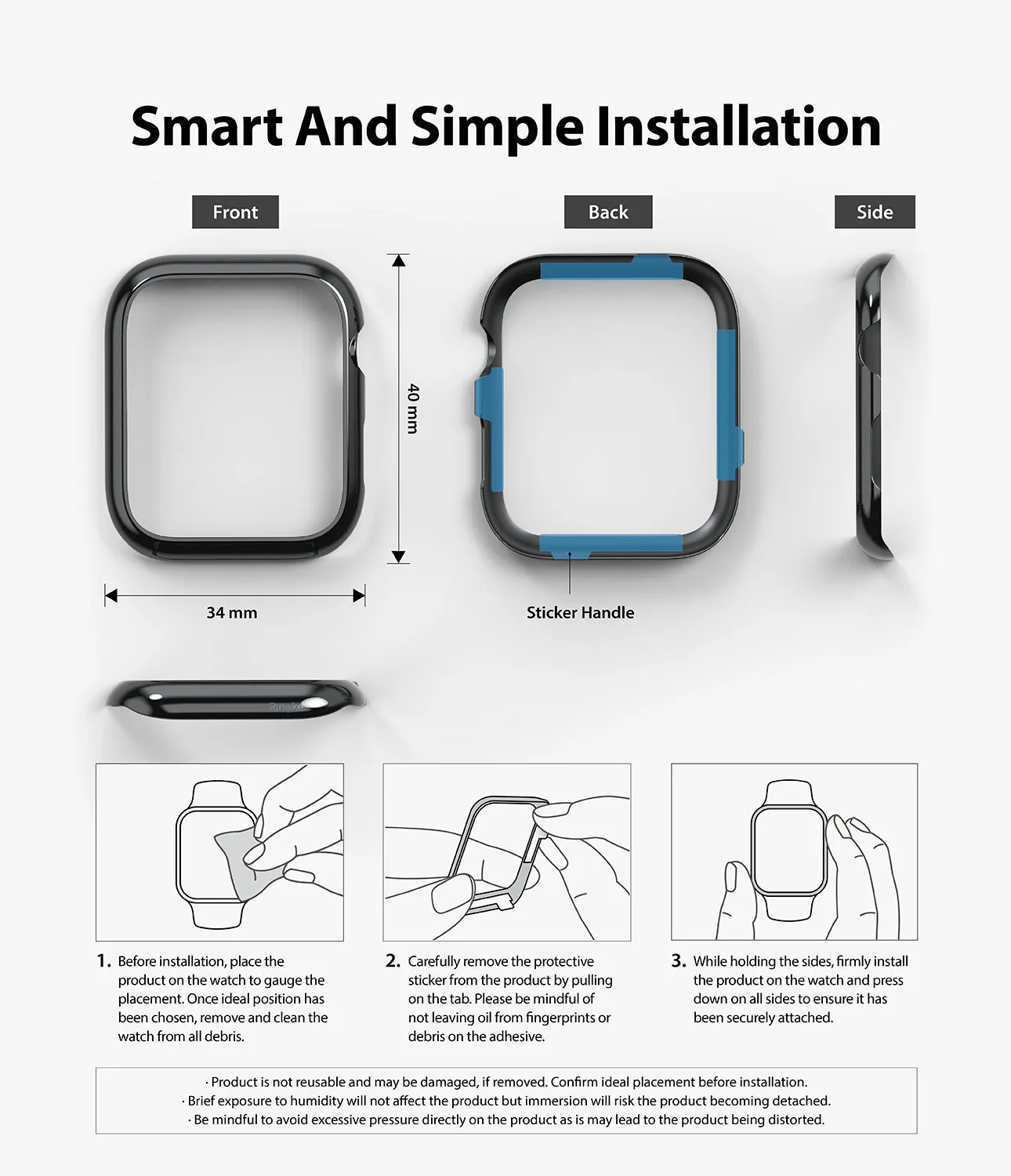 Apple Watch Series 6 / SE / 5 / 4 (40mm) | Bezel Styling