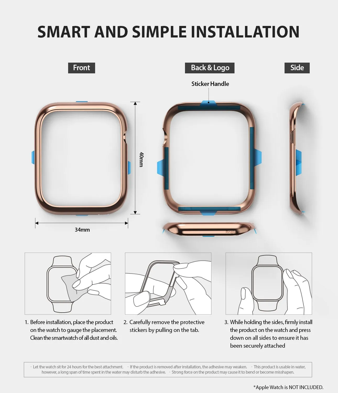 Apple Watch Series 6 / SE / 5 / 4 (40mm) | Bezel Styling