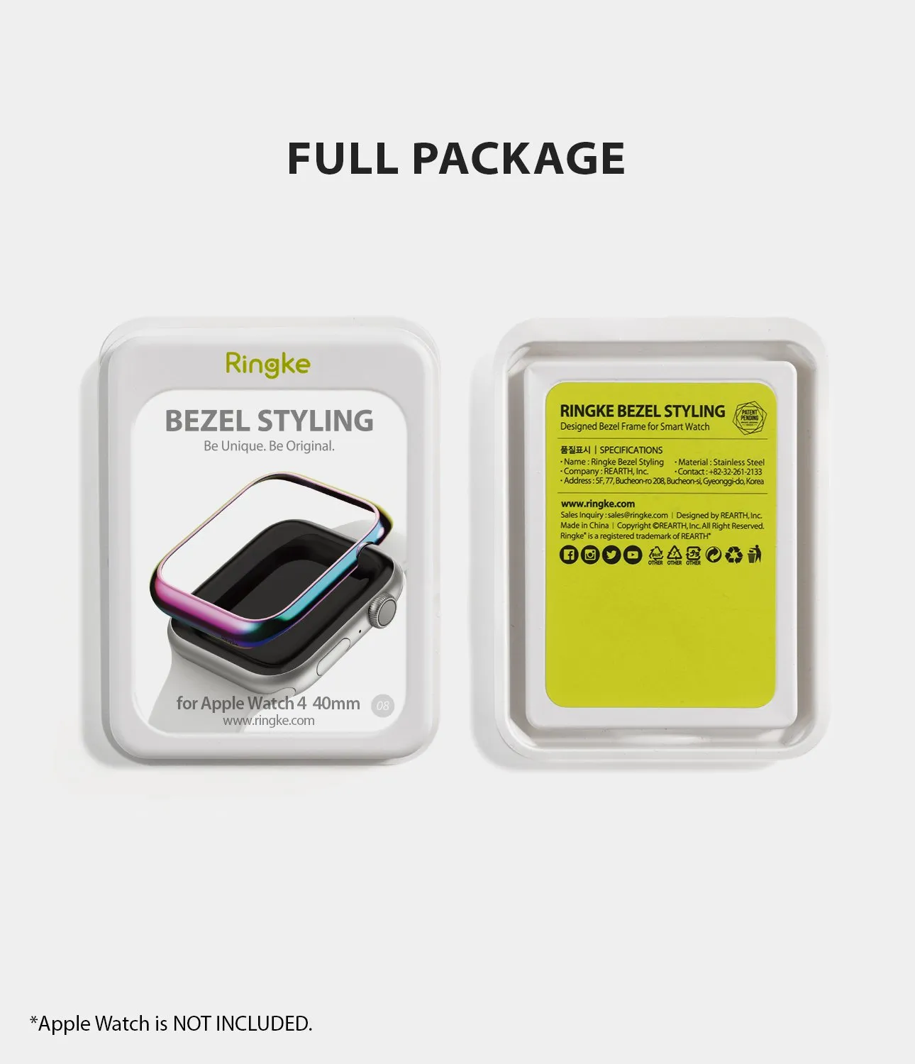 Apple Watch Series 6 / SE / 5 / 4 (40mm) | Bezel Styling