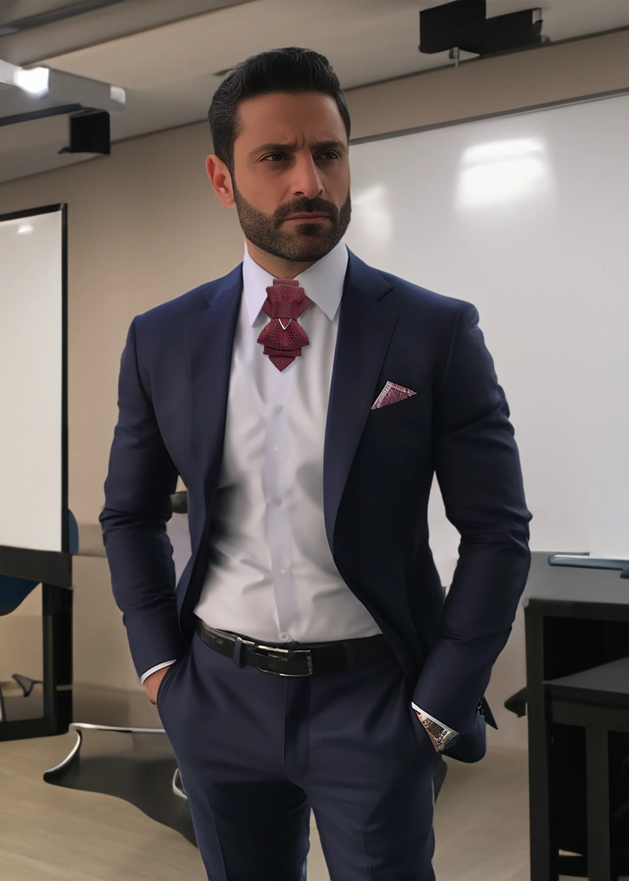 BOW TIE "POMEGRANATE"