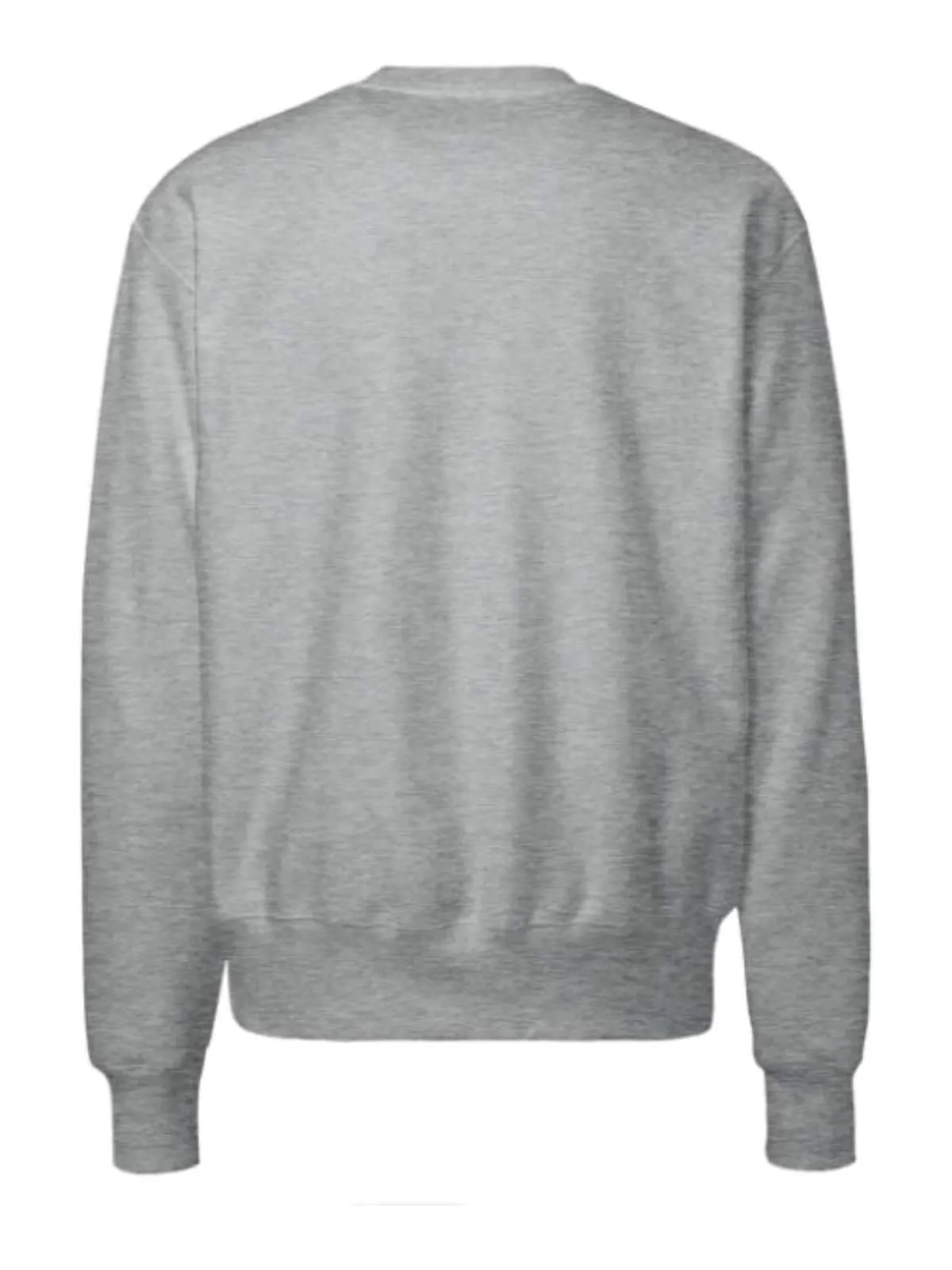 Champion Men's Heather Gray Fleece Lined Reverse Weave Crew Sweatshirt