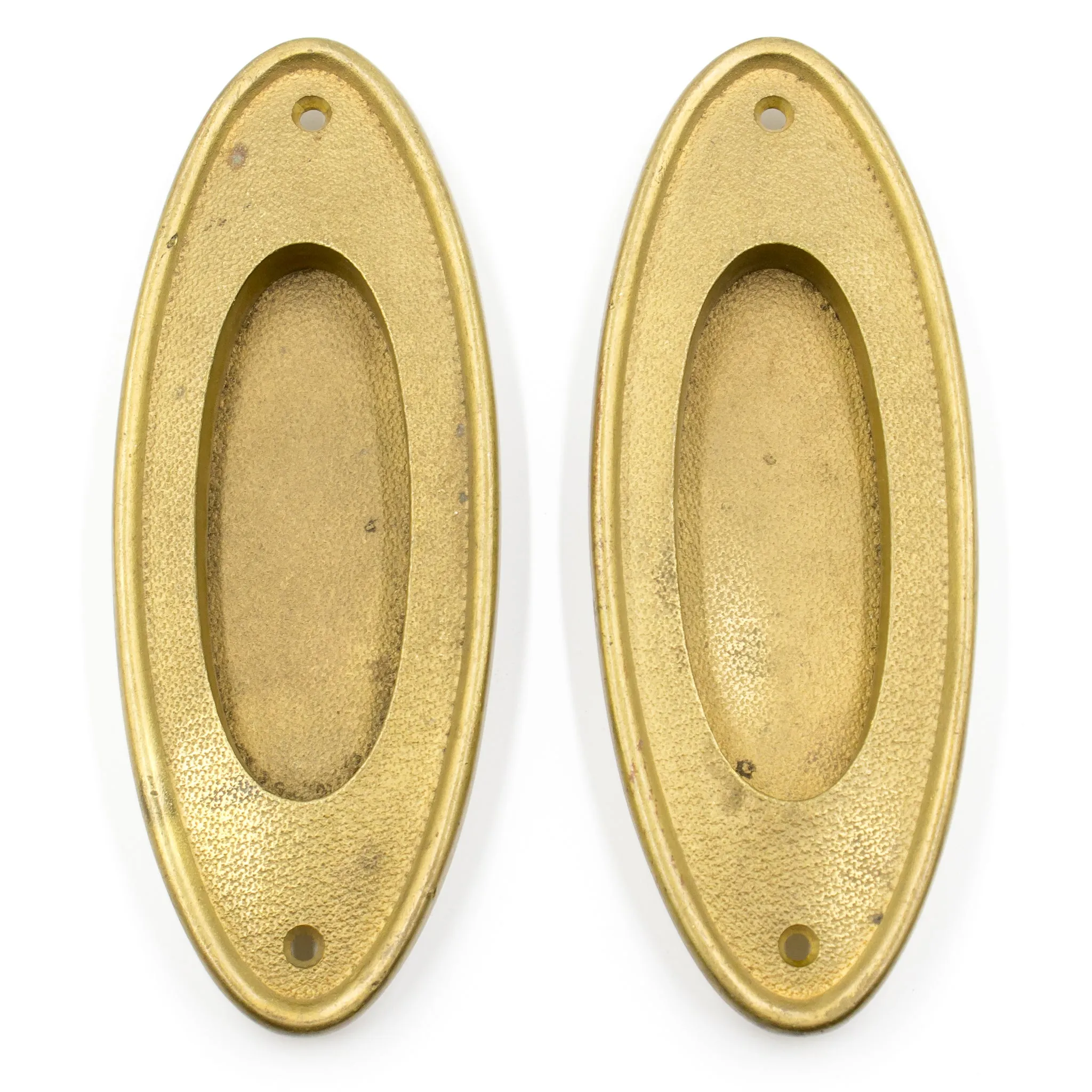 Craftsman Russwin Oval Pocket Door Pulls