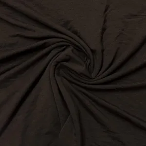 Dark Brown Bamboo/Spandex Jersey Fabric