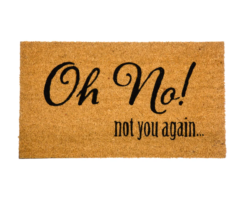 Funny Welcoming Sentiment Coir Mat - 3 Styles