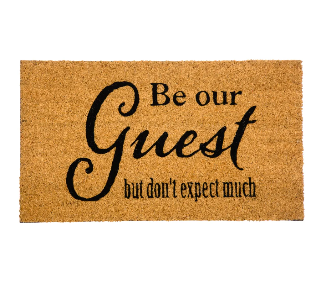 Funny Welcoming Sentiment Coir Mat - 3 Styles