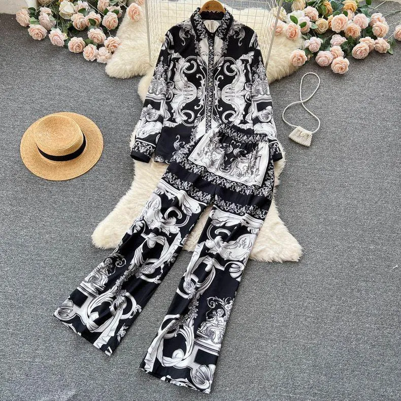 Gigi Abstract Print Coord Set