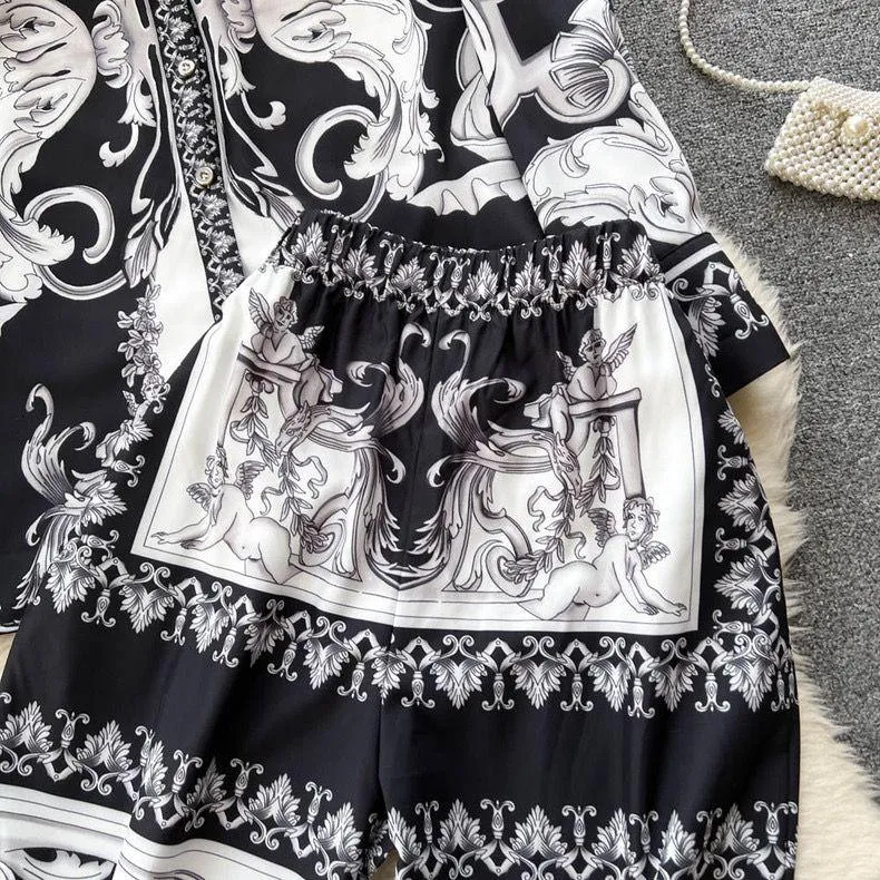 Gigi Abstract Print Coord Set