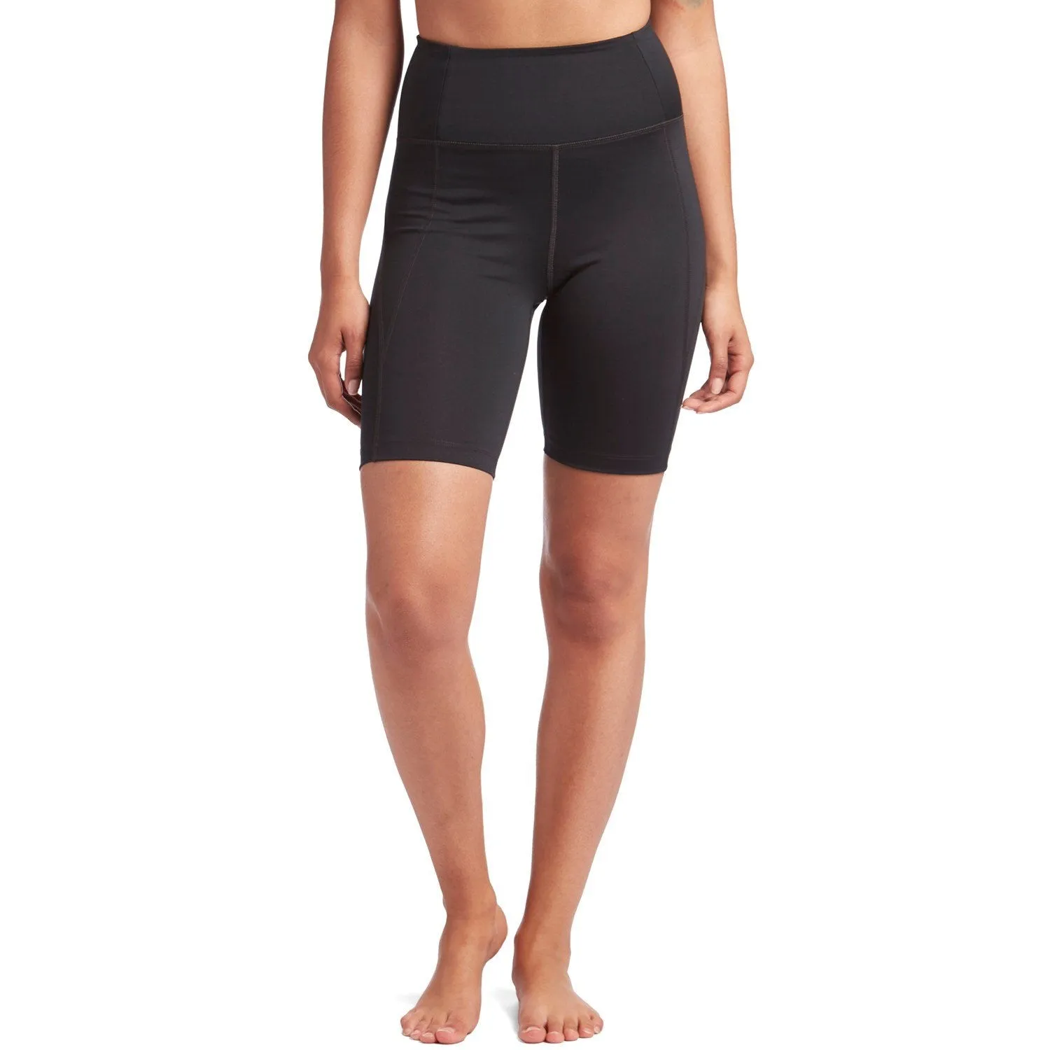 Girlfriend Collective High Rise Bicycle Shorts - Women's, Black