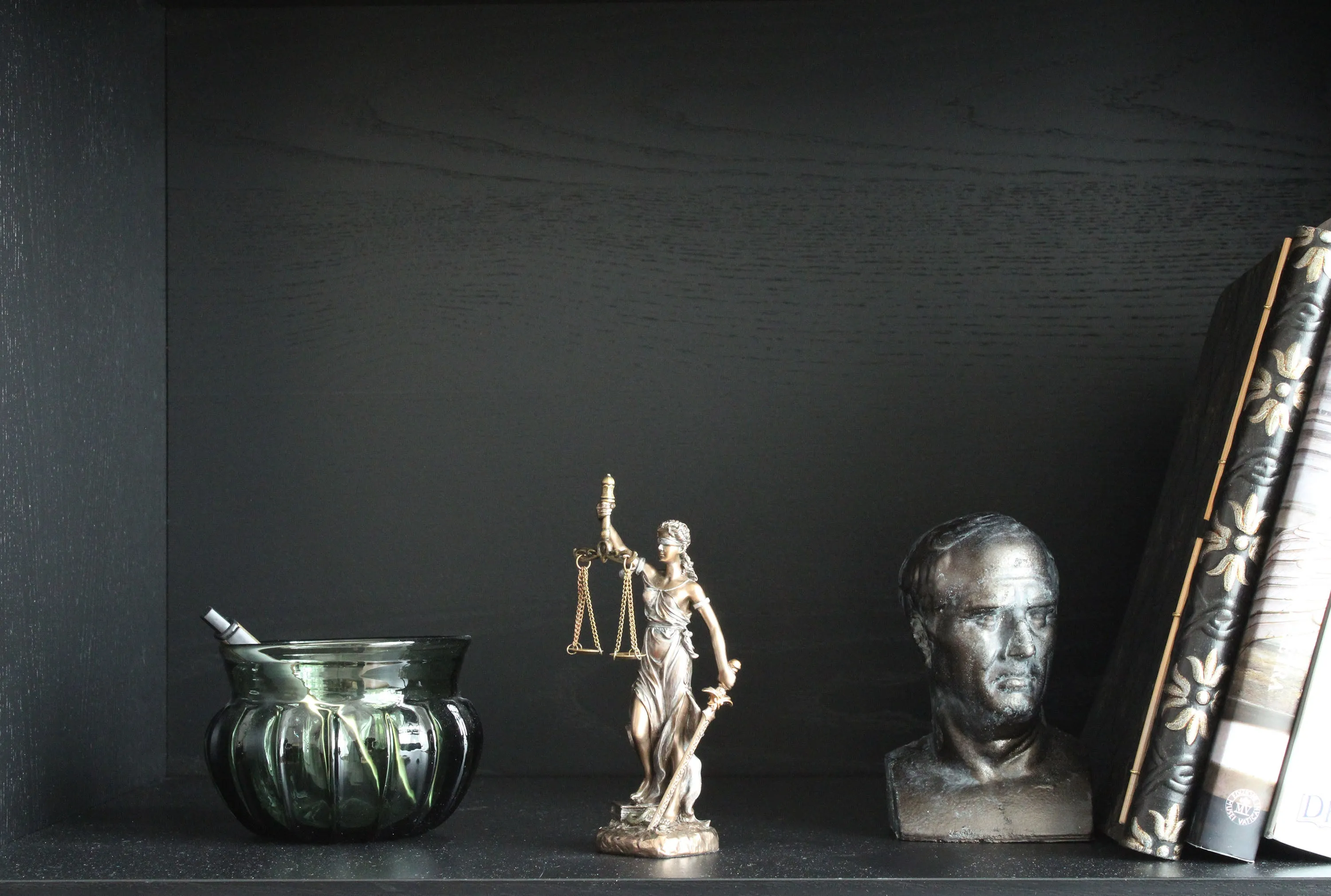 Goddess of Justice Statue (Cold Cast Bronze Sculpture)