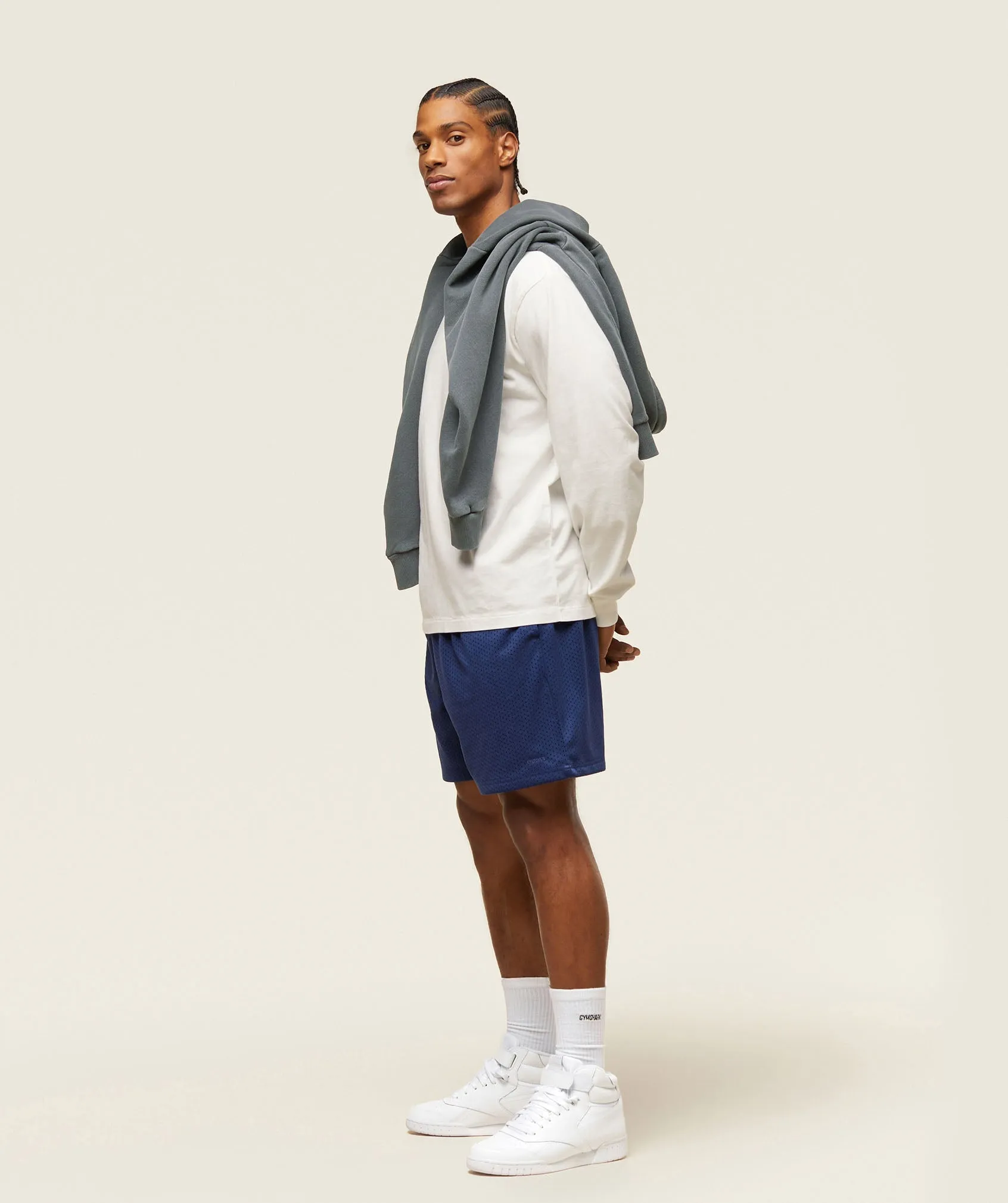 Gymshark everywear Basketball Shorts - Ash Blue