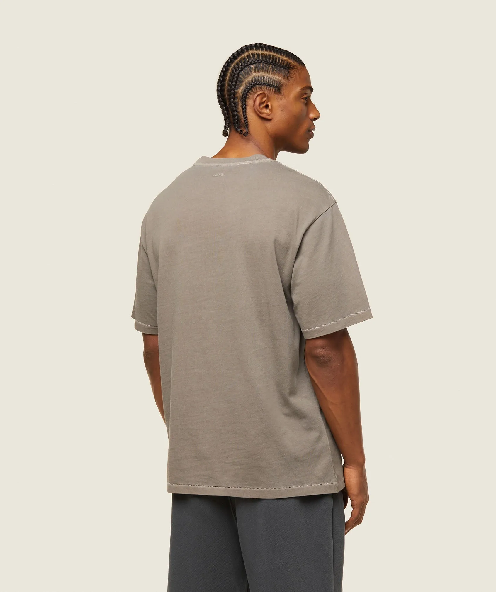 Gymshark everywear Relaxed T-Shirt - Linen Brown
