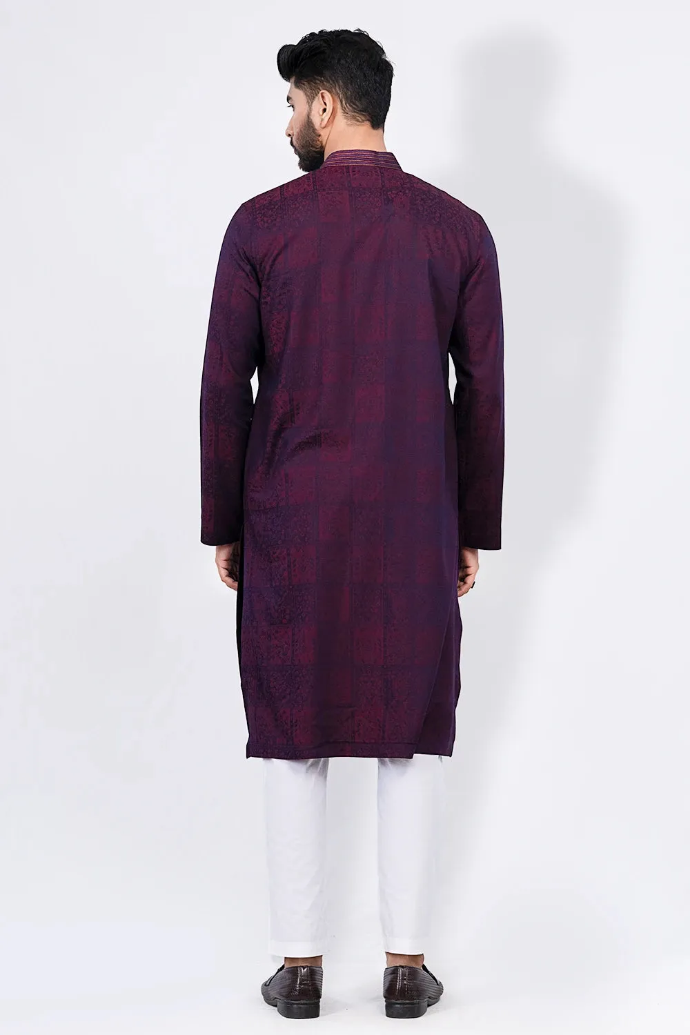 Hand Embroidered Regular Fit Panjabi