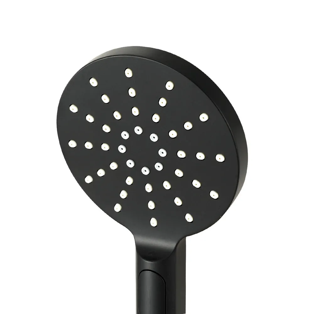 High Pressure Adjustable Black Handheld Shower Head Set 3 Modes