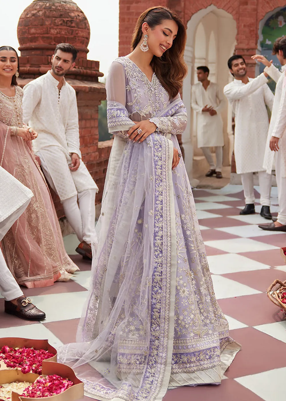 Izhar Unstitched Luxury Chiffon Collection by Mushq | NUREH
