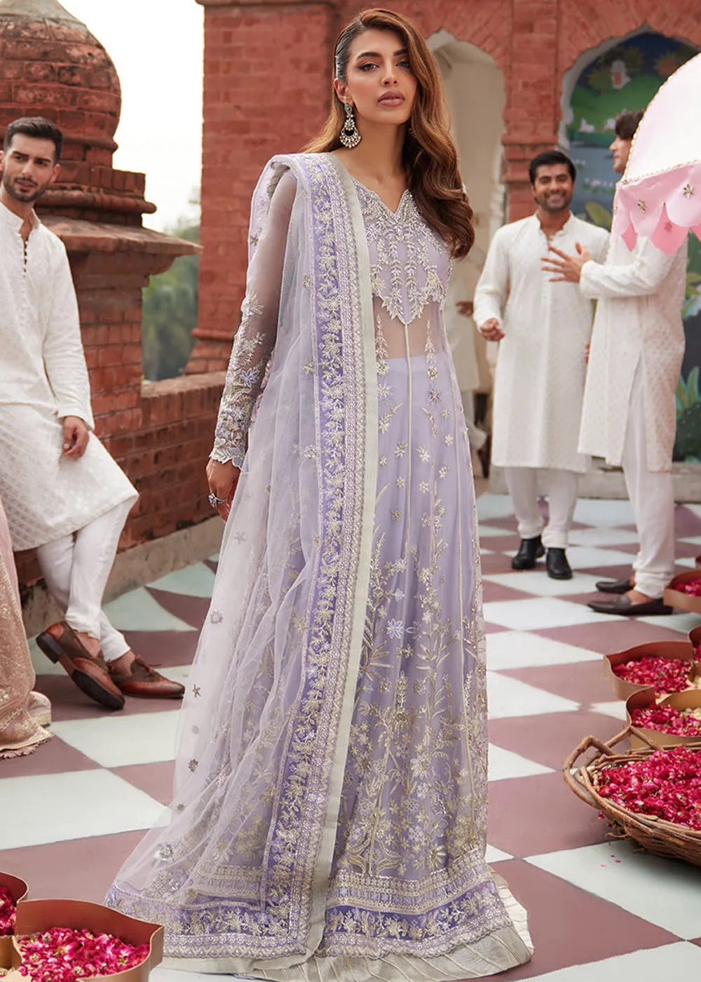 Izhar Unstitched Luxury Chiffon Collection by Mushq | NUREH