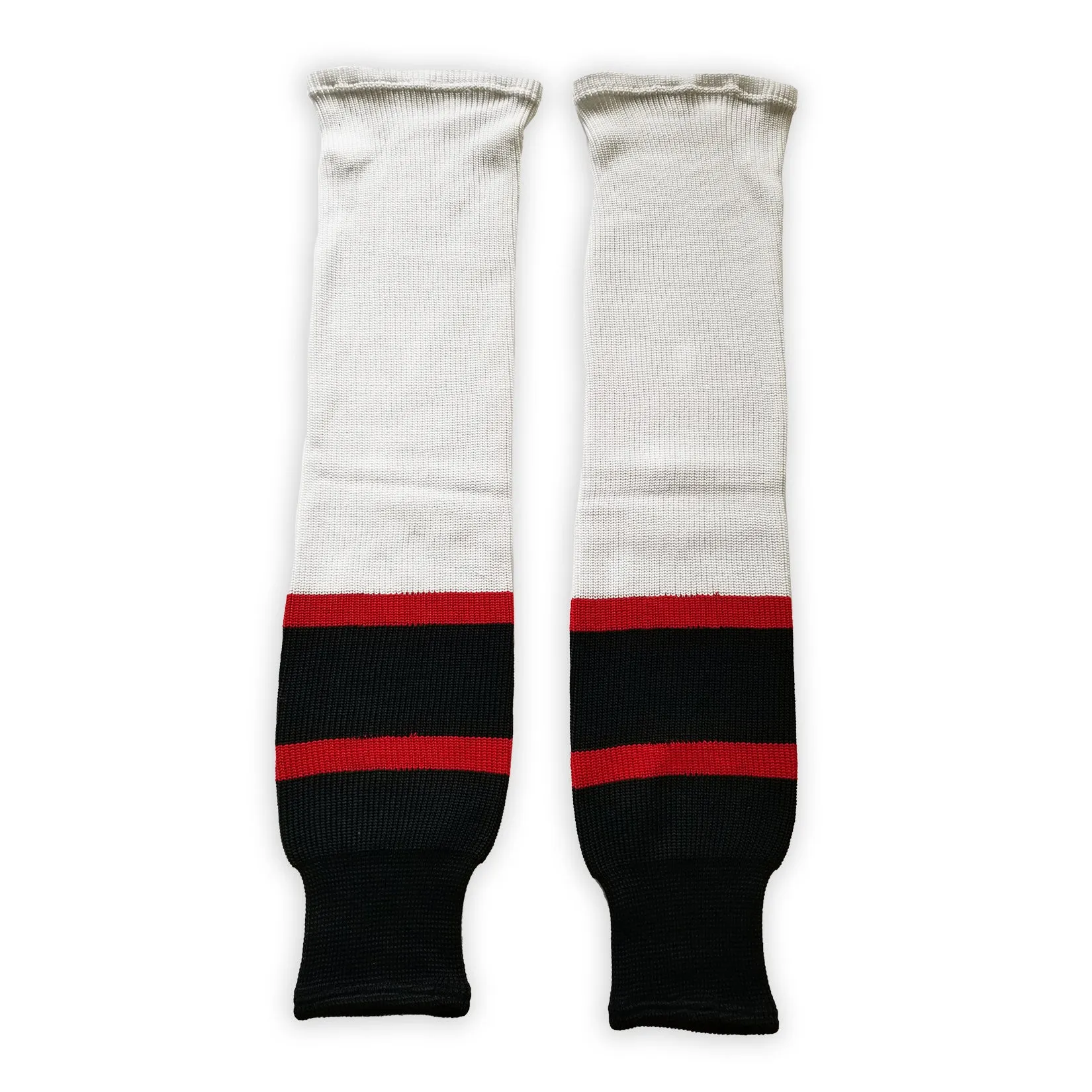 K1 Sportswear Ottawa Senators White Knit Ice Hockey Socks