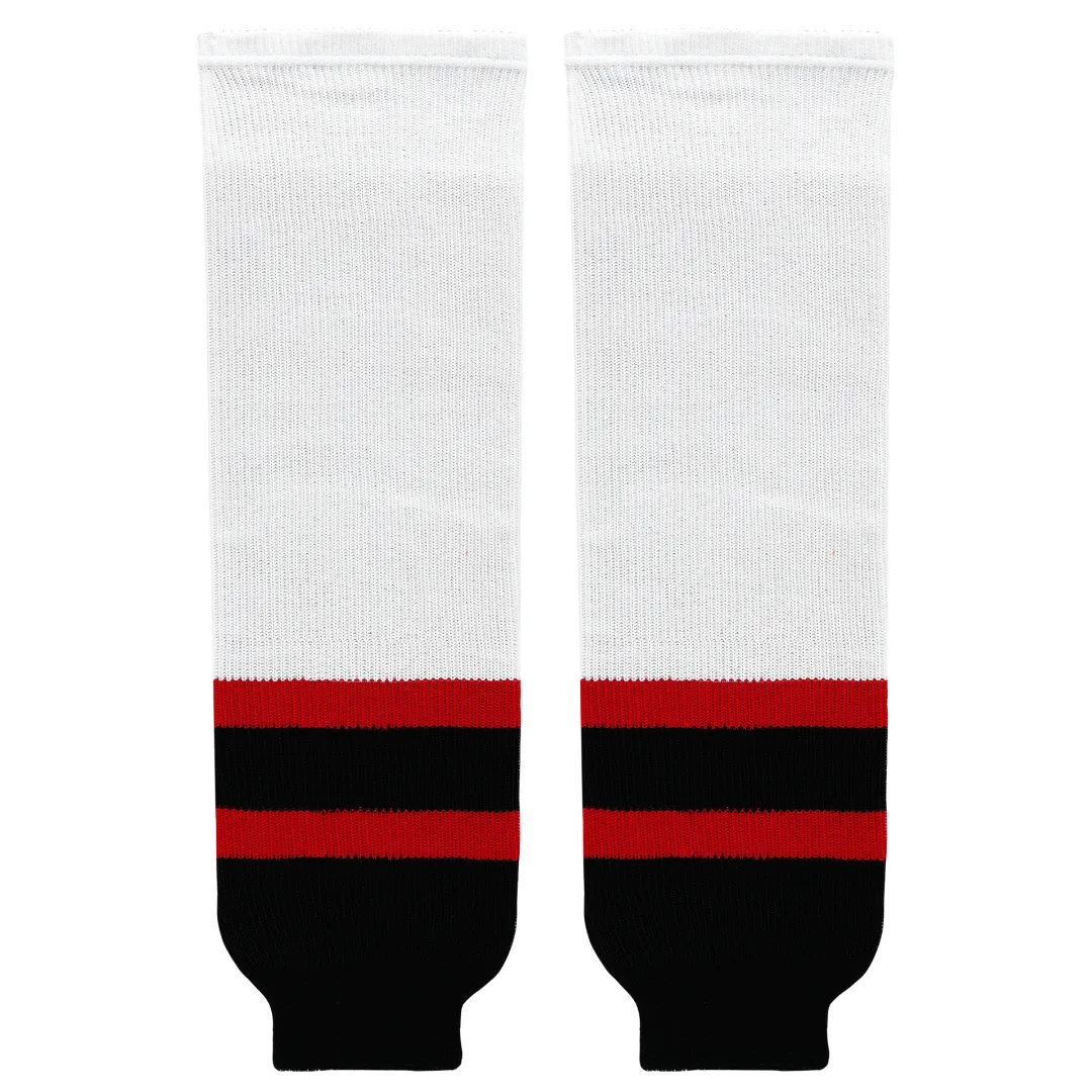 K1 Sportswear Ottawa Senators White Knit Ice Hockey Socks