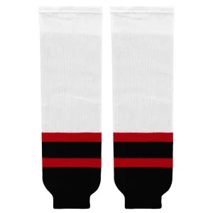 K1 Sportswear Ottawa Senators White Knit Ice Hockey Socks