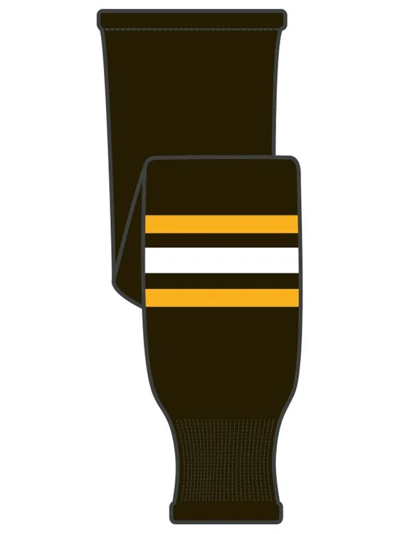 K1 Sportswear Pittsburgh Penguins Black Knit Ice Hockey Socks