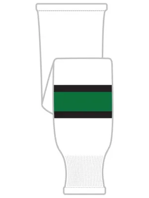 K1 Sportswear University of North Dakota Fighting Sioux White Knit Ice Hockey Socks
