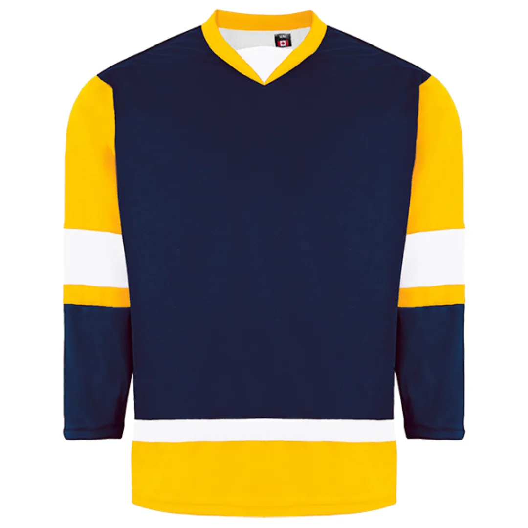 Kobe 5200 Navy/Gold/White Midweight League Hockey Jersey