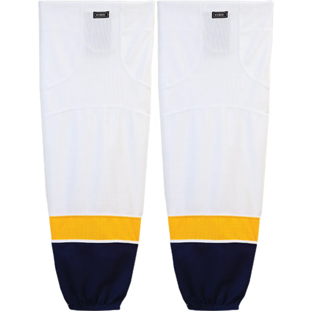 Kobe Sportswear K3GS43W Pro Series Nashville Predators Home Mesh Ice Hockey Socks