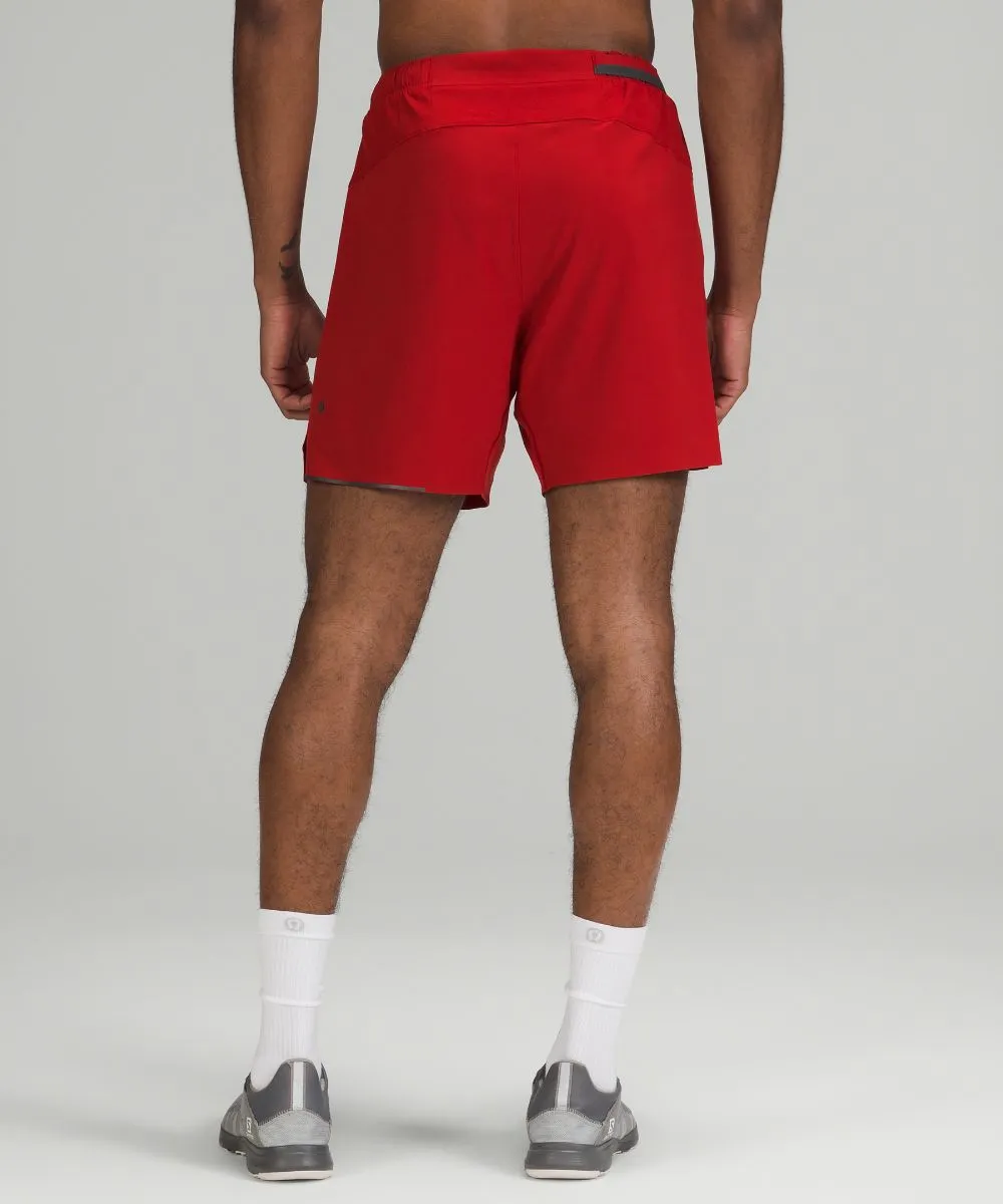 Lululemon Surge Lined Short Shorts, Red