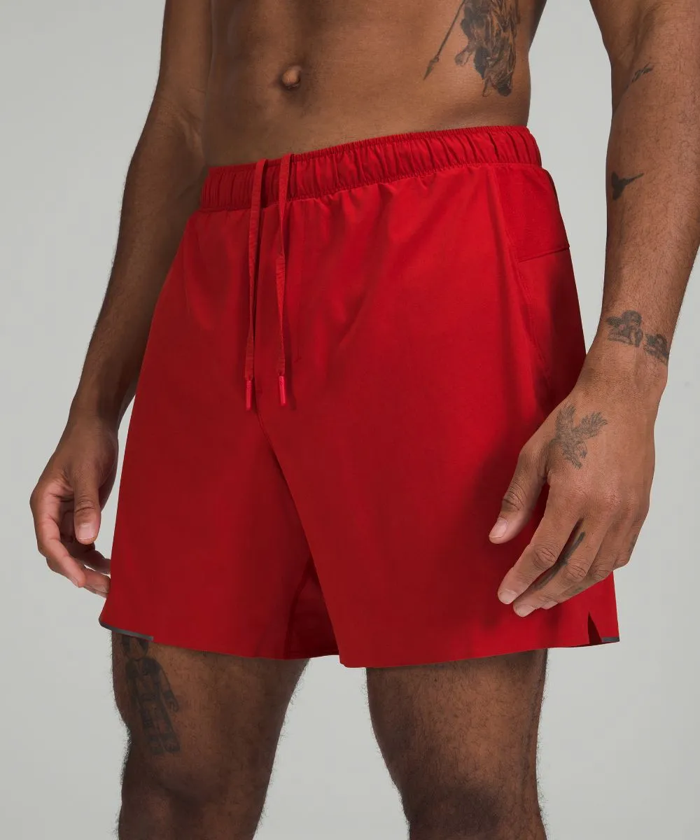 Lululemon Surge Lined Short Shorts, Red