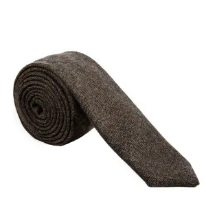 Lutsen Herringbone Wool Necktie