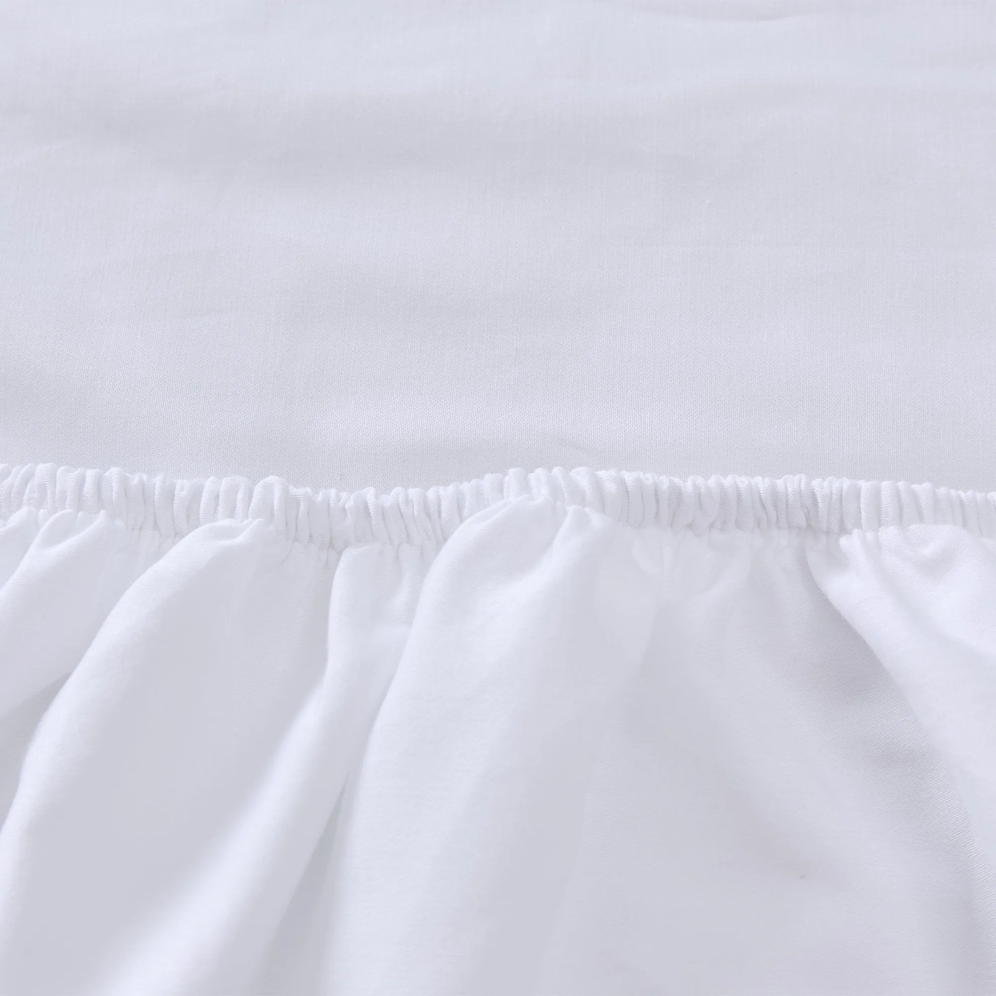 Marseille Mattress Topper Fitted Sheet [White]