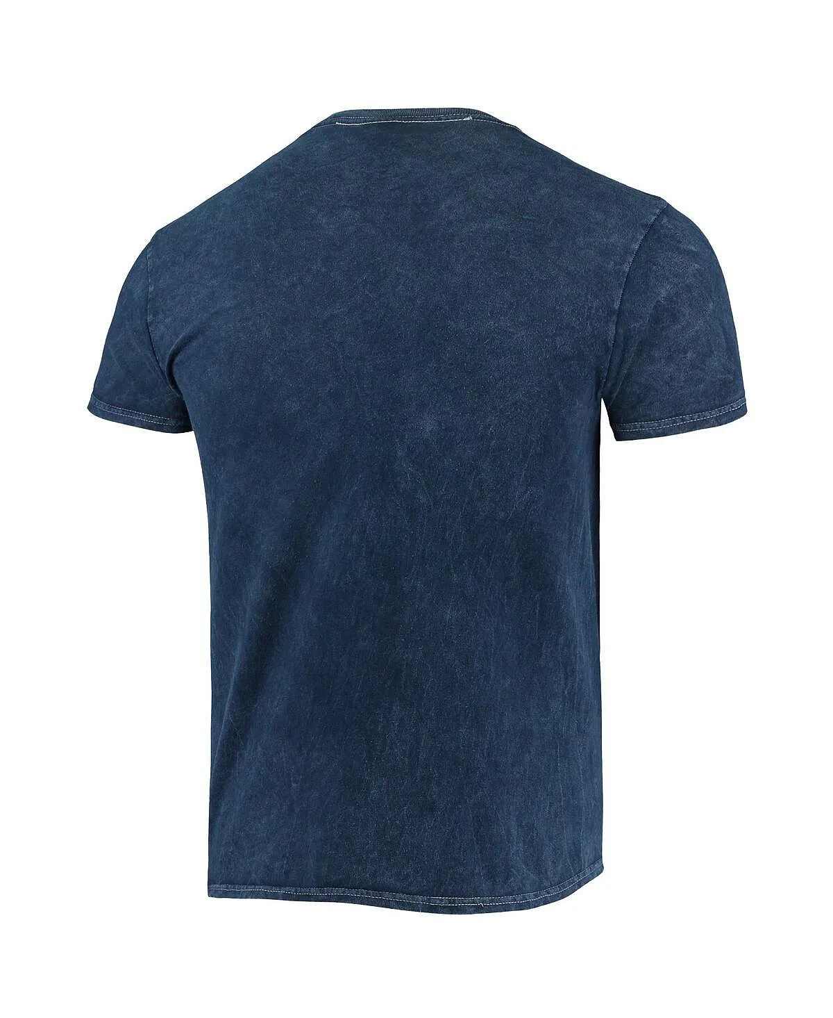 Men's t-shirt '47 navy brooklyn nets 75th anniversary city edition mineral wash vintage-look tubular tshirt '47 Brand, blue