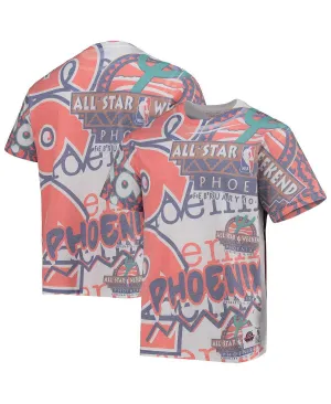 Men's white nba all-star game 1995 hardwood classics jumbotron Mitchell & Ness t-shirt, white