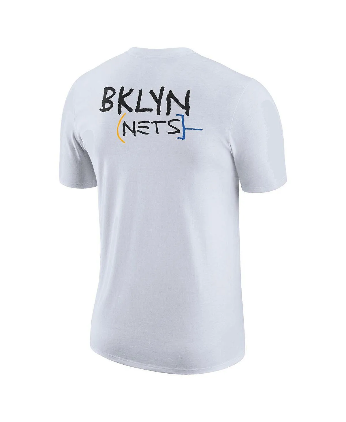 Men's white T-shirt brooklyn nets 2022/23 city edition courtside max90 backer Nike, white