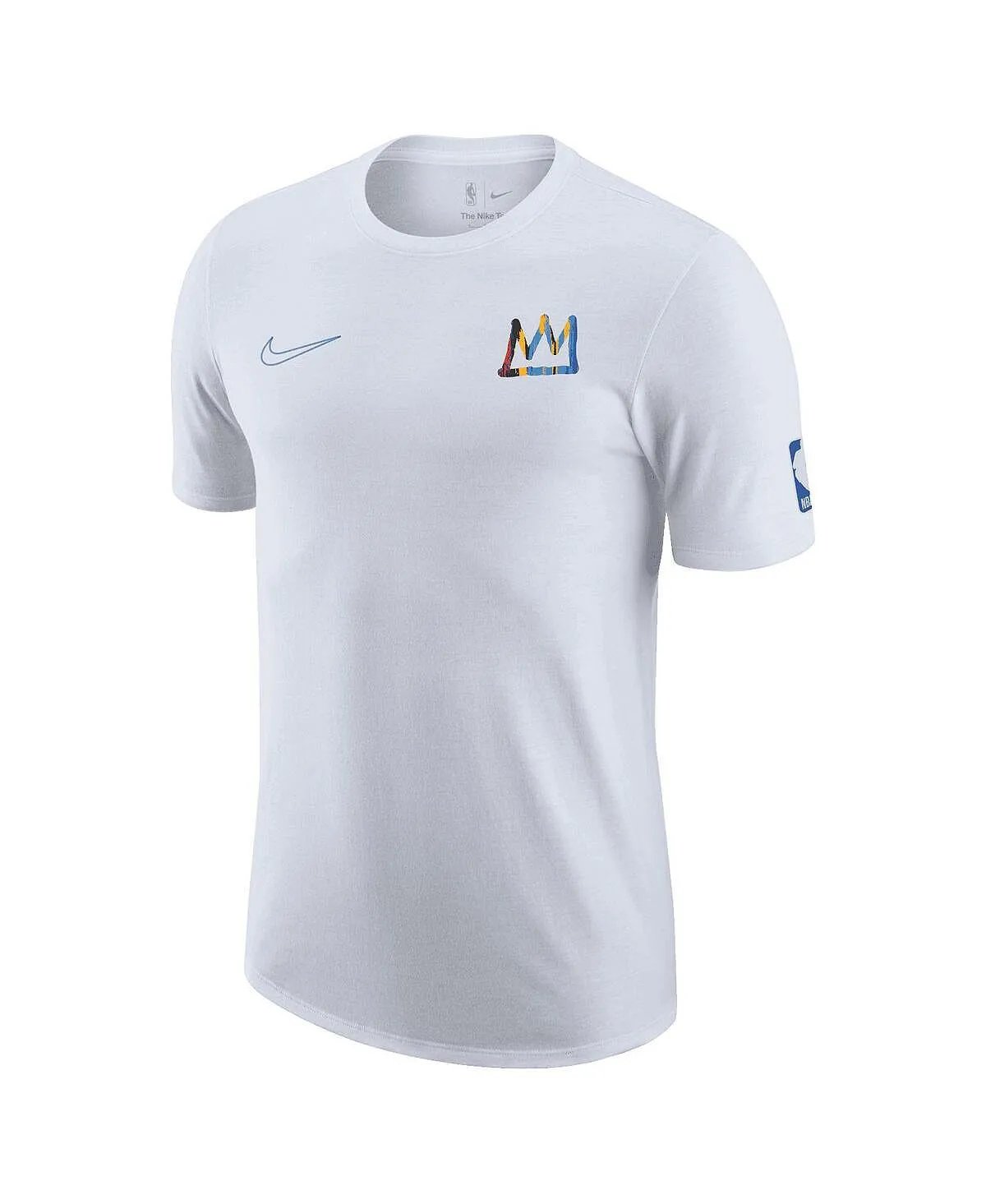 Men's white T-shirt brooklyn nets 2022/23 city edition courtside max90 backer Nike, white