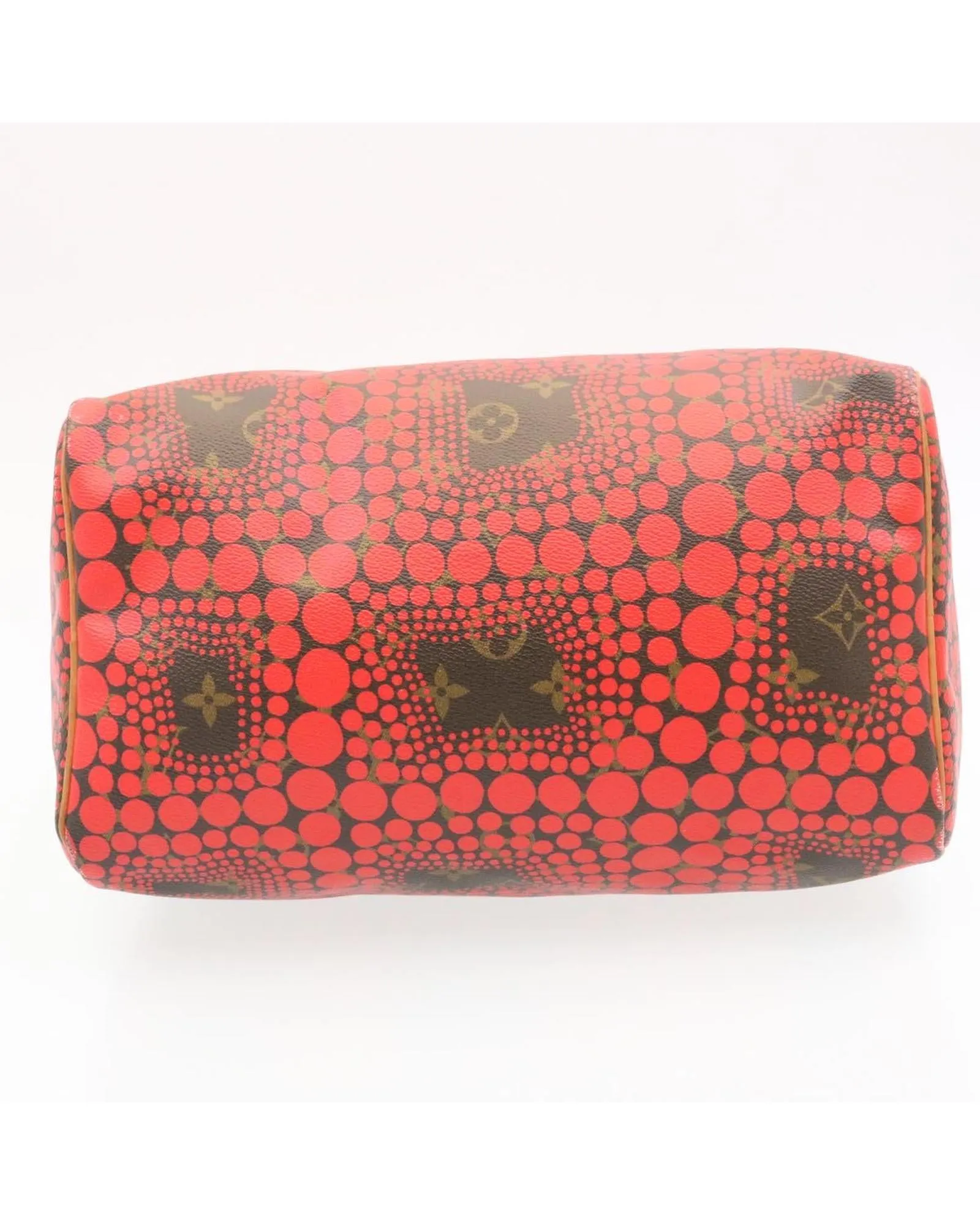 Monogram Dot Infinity Speedy 30 Kusama Red Pouch